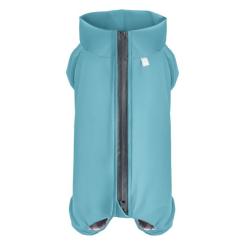 Дождевик для животных WAUDOG Clothes водонепроницаемый M45 голубой Фото