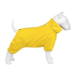 Дождевик для животных WAUDOG Clothes водонепроницаемый S40 желтый Фото 2