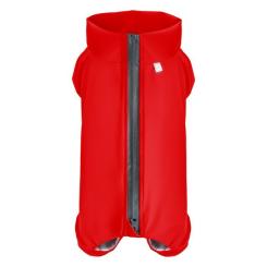 Дождевик для животных WAUDOG Clothes водонепроникний XS30 червоний Фото