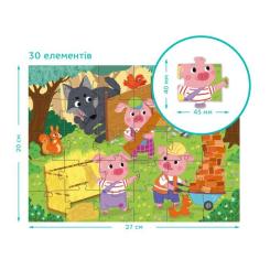 Пазл DoDo Трое поросят, 30 элементов Фото 3
