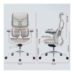 Офисное кресло Sihoo DORO S100 Mesh White Фото 11