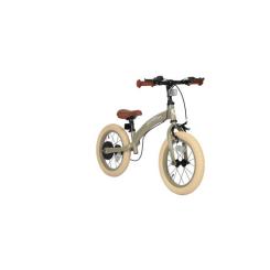 Детский велосипед QPlay Miniby 3 в1, біговел 14",Grey-Green Фото 1