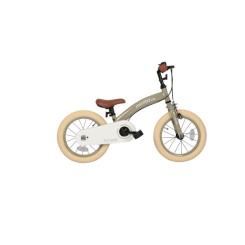 Детский велосипед QPlay Miniby 3 в1, біговел 14",Grey-Green Фото 2