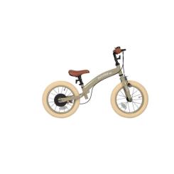 Детский велосипед QPlay Miniby 3 в1, біговел 14",Grey-Green Фото 3