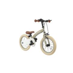 Детский велосипед QPlay Miniby 3 в1, біговел 14",Grey-Green Фото 4