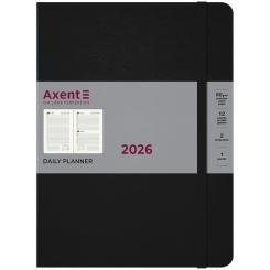 Еженедельник Axent датированный 2026 Grand Strong, 195х255, черный Фото 1