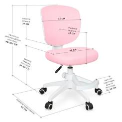 Детское кресло Evo-kids Study Air Plus Pink Фото 1
