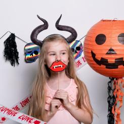 Детский обруч для волос YES! Fun Хелловін Роги Малефісенти Фото 1