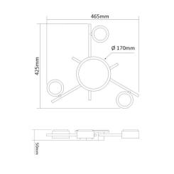 Светильник Videx під лампу 3xGX53 Фото 2