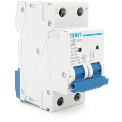 Автоматический выключатель CHINT NB1-63DC 2P C20 DC500V Фото