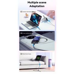 Дата кабель Essager USB-C to USB-C 2.0m 100W blue Фото 7