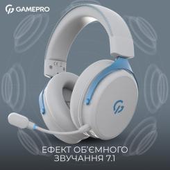 Наушники GamePro Asgard Skadi Wireless White/Blue Фото 4
