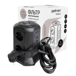 Сетевой фильтр питания Patron SP-1663-USBTW Фото 2
