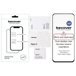 Стекло защитное BeCover Apple iPhone 17 Black Фото 1
