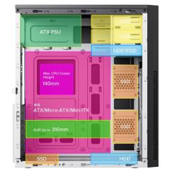 Корпус для ПК Gamemax ET-216-NP-2U3 Фото 9