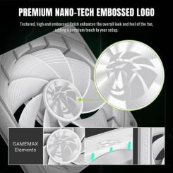 Кулер для корпуса Gamemax Tornado T12 ARGB-RW Фото 9