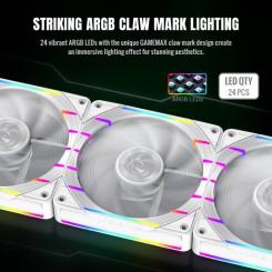 Кулер для корпуса Gamemax Tornado T12 ARGB-RW Фото 5