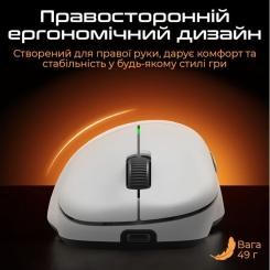 Мышка RAWM ER21Pro Wireless White Фото 9