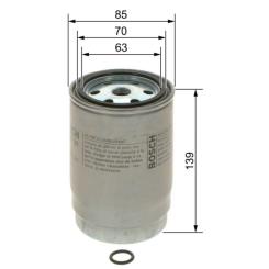 Фильтр топливный Bosch F026402255 Фото 2