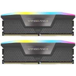 Модуль памяти для компьютера Corsair DDR5 32GB (2x16GB) 5600 MHz Vengeance RGB Фото 2