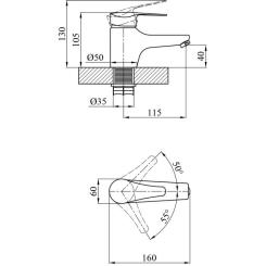 Смеситель Agua Sevilla-C011 Фото 3