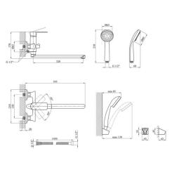 Смеситель Kroner KRM Fulda - W070 Фото 8