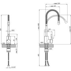 Смеситель Kroner Klassisch-ESG035-1 Фото 8
