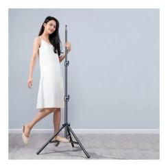 Штатив RTAKO RLD-001 1.7M Matte Carbon Steel Tripod Black Фото 3