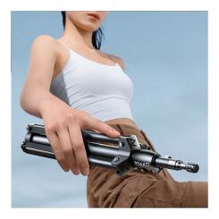 Штатив RTAKO RLD-001 1.7M Matte Carbon Steel Tripod Black Фото 4