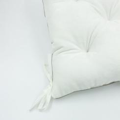 Подушка на стул MirSon 28-0001 White Velvet 50х50 см Фото 2