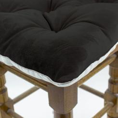 Подушка на стул MirSon 28-0007 Black Velvet 50х50 см Фото 2