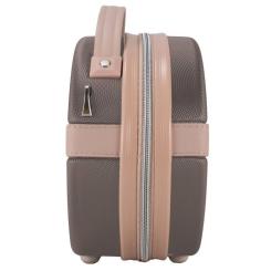 Косметичка Semi Line Бьюти-кейс 5L Brown/Pink Cream Фото 4