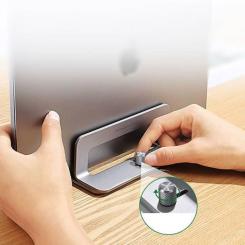 Подставка для ноутбука Ugreen LP258 Vertical Laptop Stand Silver Фото 9