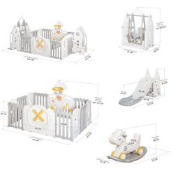 Детский манеж Mealux Forto Grey Фото 5