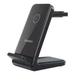 Зарядное устройство Choetech Wireless 3-in-1 15W black Фото 1
