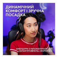 Наушники Logitech G321 Lightspeed Black Фото 1