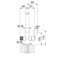 Смеситель Franke Lina L Clear Water Фото 7