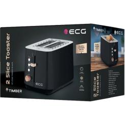 Тостер ECG ST 2768 Timber Black Фото 10