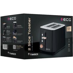 Тостер ECG ST 2768 Timber Black Фото 11