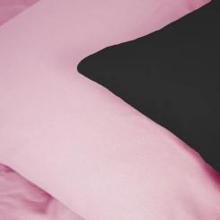 Постельное белье MirSon 002-008 Black/Pink Фланель 2x143x210 Семейный Фото 2