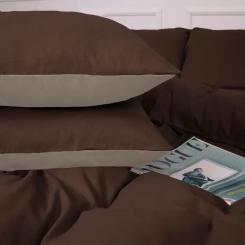Постельное белье MirSon 004-003 Cappuchino/Brown Фланель 2x143x210 Сімейни Фото 5