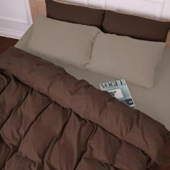 Постельное белье MirSon 004-003 Cappuchino/Brown Фланель 2x143x210 Сімейни Фото 6
