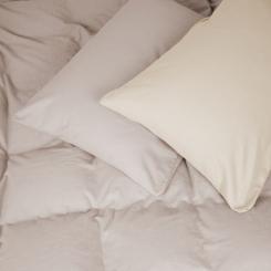 Постельное белье MirSon 007-004 Milk/Cappuchino Фланель 2x143x210 Семейный Фото
