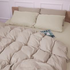 Постельное белье MirSon 007-004 Milk/Cappuchino Фланель 2x143x210 Семейный Фото 2