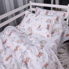 Постельное белье MirSon 010 Teddy ballons Фланель 2x143x210 Семейный Фото 1