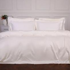 Постельное белье MirSon Tencel №01 White 2x143x210 Семейный Фото