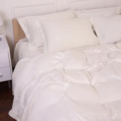 Постельное белье MirSon Tencel №01 White 2x143x210 Семейный Фото 2