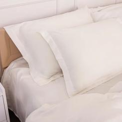 Постельное белье MirSon Tencel №01 White 2x143x210 Семейный Фото 3