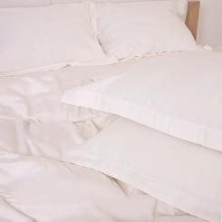 Постельное белье MirSon Tencel №01 White 2x143x210 Семейный Фото 7