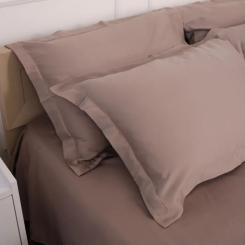 Постельное белье MirSon Tencel №08 Beige 2x160x220 Семейный Евро Фото 10